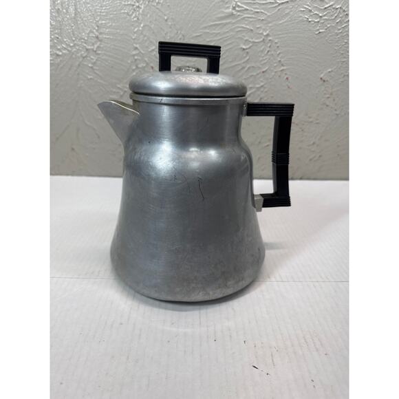 Vintage WEAR-EVER Aluminum Percolator Coffee Pot 3012 Camping Stovetop - Picture 1 of 6